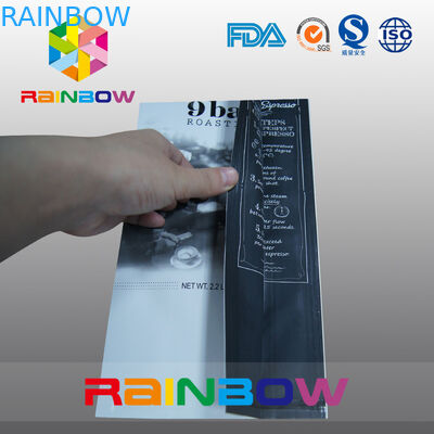 Indywidualny projekt Foliowa torba z kawą / boczny klin 5lb Coffee Bag With Valve