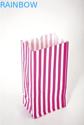 Dostosowane logo Kraft Paper Bags Take Away Fast Food / Bread / Shopping Bag