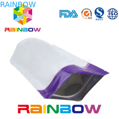 Błyszczący dodatek Stand Up Suplementy Opakowanie Woreczek z folii aluminiowej Zip Lock Powder Bag