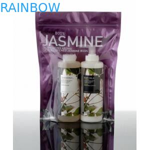 Przezroczysty wyświetlacz z przodu Plastikowa torba kosmetyczna z zamkiem