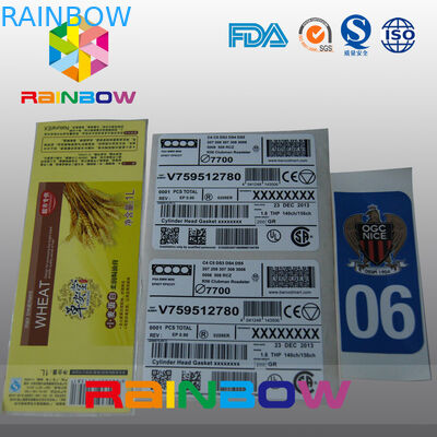 Dostosowane etykiety ekspresowe / naklejki Etykiety termokurczliwe do torebek, pudełek, kart