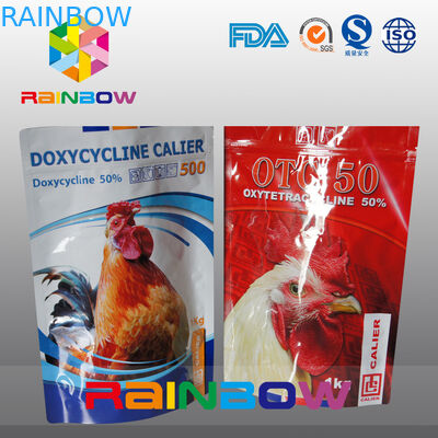 Niestandardowe własne logo Stand Up Pet / Tukey Pokrowiec do przechowywania żywności z zamkiem błyskawicznym