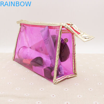 Drukowanie wklęsłego Clear Cosmetic Carry Bag Reclosure And Reusable