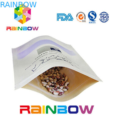 400g Fałdowy boczny matowy srebrny aluminiowy worek foliowy Sambi Classic do ziaren kawy