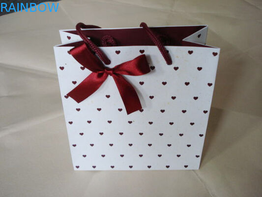 Recycled Flat Handle Brown Dostosowane torby papierowe Gift / Shopping Kraft Paper Bag