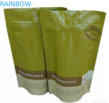 Food Grade Stand Up Torba plastikowa z folii aluminiowej do pakowania herbaty z zamknięciem na zamek błyskawiczny