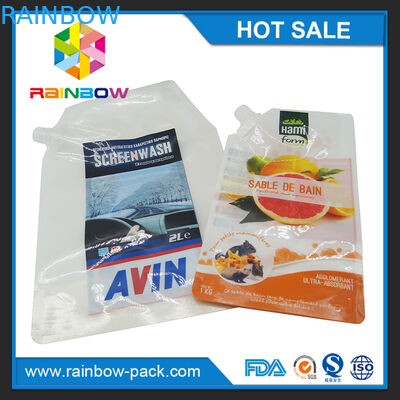 Indywidualna torba plastikowa do wielokrotnego użytku, na której można wycisnąć pojemnik na jedzenie dla dzieci / sok / zupę