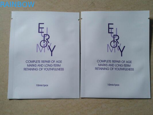 Opakowanie z folii aluminiowej na twarz z nacięciem łzy / otworem do zawieszania