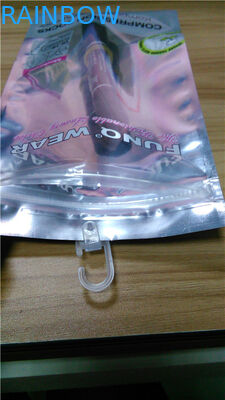 Zindywidualizowane, proste, przezroczyste torebki stojące z folii aluminiowej