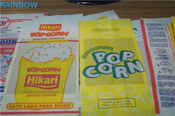 Food Grade Flat Bottom Brown Dostosowane torby papierowe Top Open for Snack