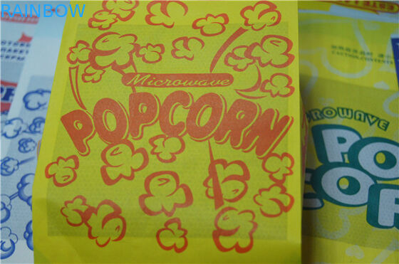 Food Grade Flat Bottom Brown Dostosowane torby papierowe Top Open for Snack