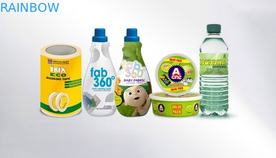 Etykiety termokurczliwe PVC / PET Rękawy termokurczliwe do butelek / puszek