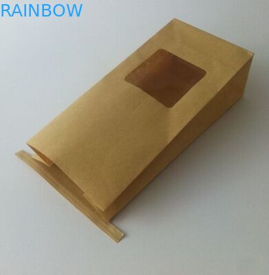 Foliowa torba na przekąskę Opakowanie na torebkę papierową Torby papierowe na papier z cyną i okienkiem