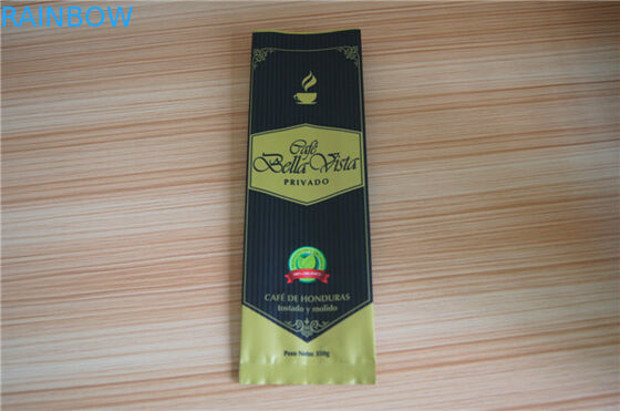 Matt Aluminiowa folia boczna Folia kubełkowa Foliowa torebka Opakowanie Quad Seal