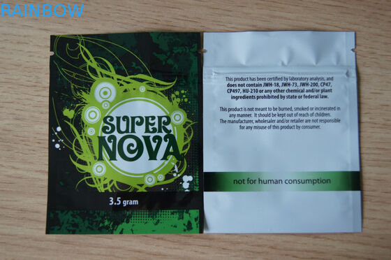 3 boczne uszczelnione opakowanie z folii aluminiowej Opakowanie zip Laminowana torba na żywność