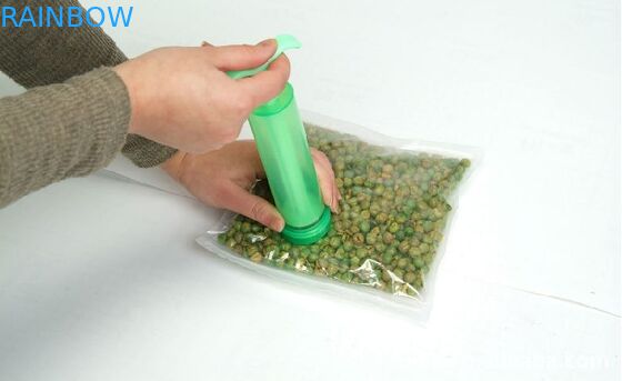 Laminat 3 Strony Pumpy próżniowe airbag Food Vakuum Seal Bags dla ryb / roślin