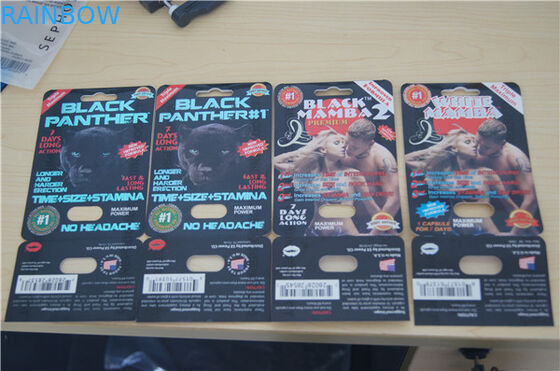 czarna pantera czarna mamba 1 czarna mamba 2 Opakowanie blisterów Opakowanie pigułek erotycznych