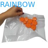 Przejrzystość żywności, oszczędność rolki żywności, próżniowe szczelnie torby z drukiem grawerowym