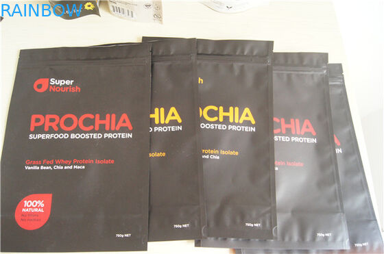 Dostosowana do druku torba do pakowania w foliową torebkę na proszek proteinowy