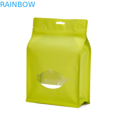 Torby do pakowania w papierowe torebki na herbatę wstają z plastikowych torebek do pakowania z ziplockiem