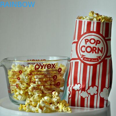 Carnival King Paper Popcorn Bags Dostosowane torby papierowe 1 Uncja Pack of Red And White