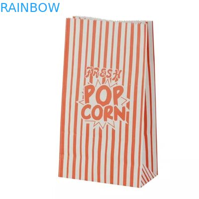 Carnival King Paper Popcorn Bags Dostosowane torby papierowe 1 Uncja Pack of Red And White