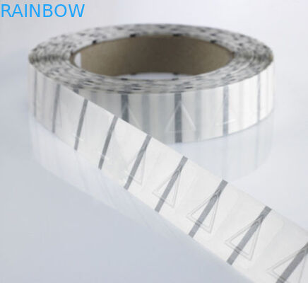 Etykiety termokurczliwe trójkątne o średnicy 25 mm Przezroczyste naklejki / etykiety ostrzegawcze