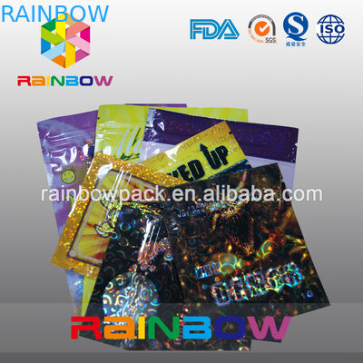 Dostosowane 4g / 10g Pakowanie ziołowe kadzidełka / Worki Ziplock potpourri