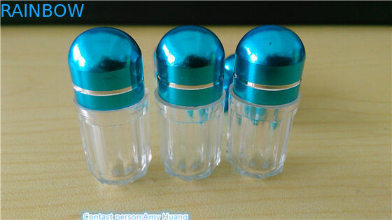 Wielokrotne użycie małych plastikowych butelek z tabletkami Puste plastikowe pojemniki z tabletkami do pojedynczej kapsułki