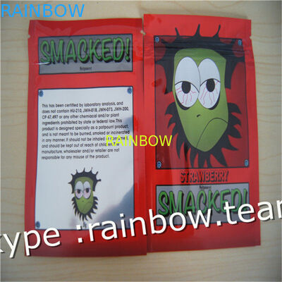 Ziołowy worek kadzidła / trzy boczne uszczelnienie worek na suwak / niestandardowe ziołowe kadzidełka dla 1g / 2g / 3g / 4g / 5g saszetka torba na proszek