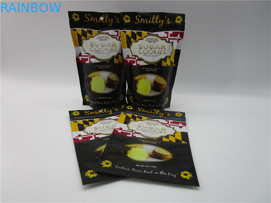 Food Grade Resealable Snack Bag Opakowanie, 8 uncji Stand Up Torby do pakowania przekąsek Foliowane