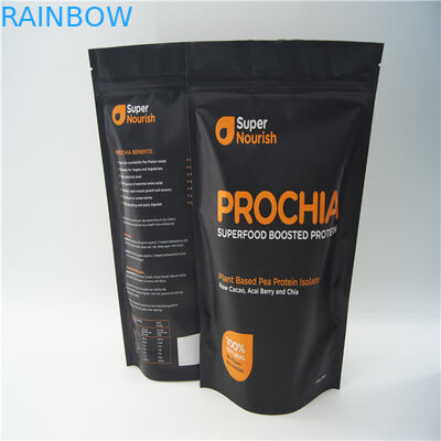 Foliowane foliowane worki ziplock, torby z proszkiem proteinowym / folie spożywcze