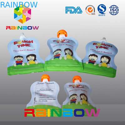 Opakowania z przezroczystej wylewki z szufelką do pakowania soków owocowych / mleka