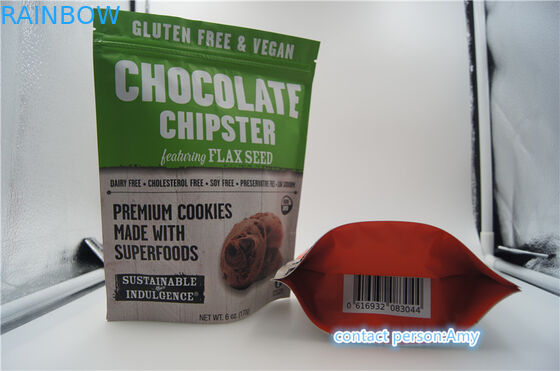 2017 nowe wzory promocyjne torebki do pakowania ciastek czekoladowych / woreczek sera 10oz z zamkiem