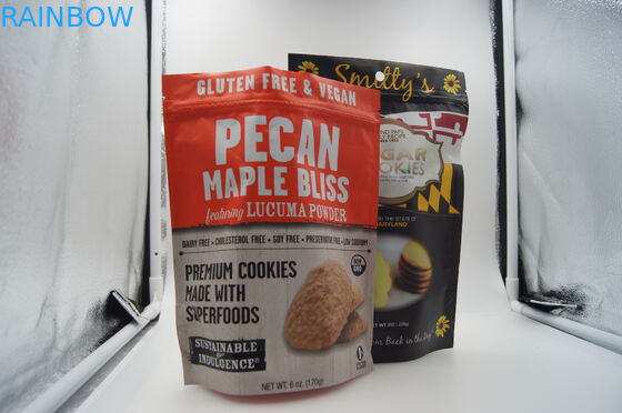 Doypack Zipper Snack Bag Opakowanie do ciastek, spersonalizowane, drukowane torebki stojące