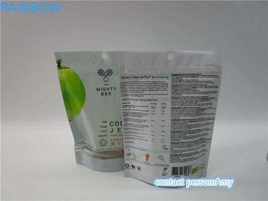 Dostosowane do żywności torby plastikowe z plastikowymi opakowaniami 30g 43g Zipper Top Sealing