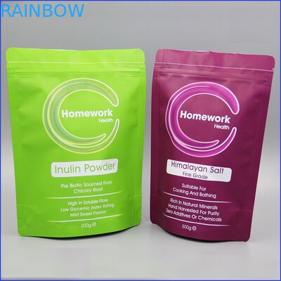 Wielokrotnego użytku Zip Coffee Bags Zawór foliowy Stand Stand Up Coffee / Tea / Powder Packaging Pouch