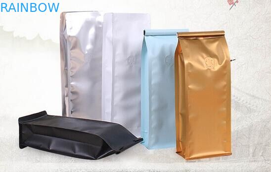 250g spersonalizowana drukowana folia aluminiowa woreczek do pakowania w ziplock / doy pack palonych ziaren kawy