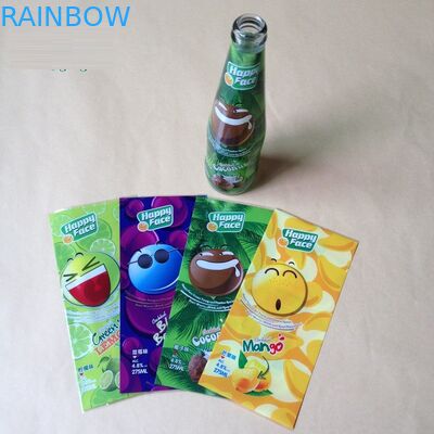 Niestandardowe etykiety termokurczliwe PCV do naklejek na butelki