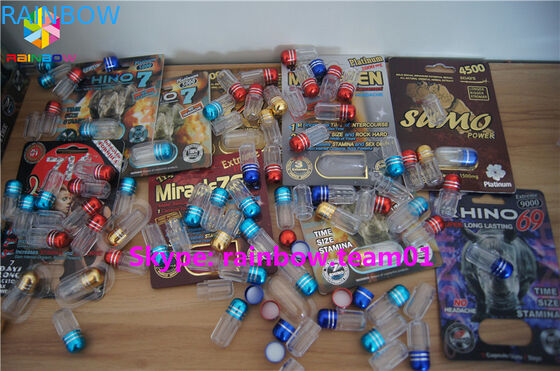 Enhancement / Capsule Bullet Pill Opakowanie blistrowe o rozmiarach standardowych