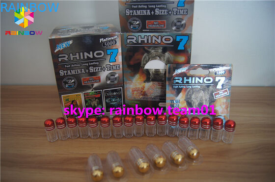 Enhancement / Capsule Bullet Pill Opakowanie blistrowe o rozmiarach standardowych