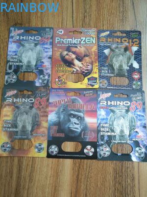 Tabletki wzmacniające męskie Wyczyść opakowanie z blistra Papier / materiały PP