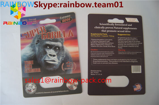 Karta druku 3D FX 25000 plastikowa karta graficzna 3D Niestandardowe drukowane nosorożca V7 3D pillspackaging 3D karta pigułki płci