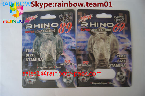 gorąca sprzedaż karta do druku 3D czarna mamba 3D efekt karta pigułki opakowanie 3D karta / karta do druku 3D blister blister papier ca