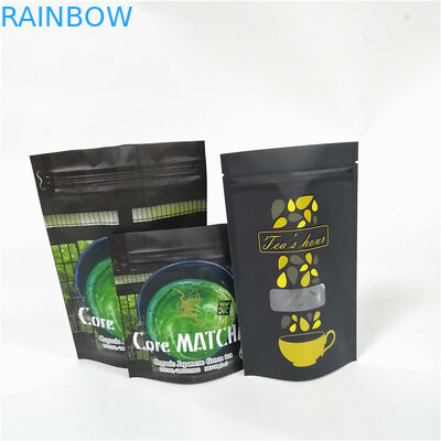 Torby z nadrukiem na zamówienie, matowe wykończone torby Plastikowe torby Opakowania z białkiem w proszku, stojące torby foliowe z mylaru