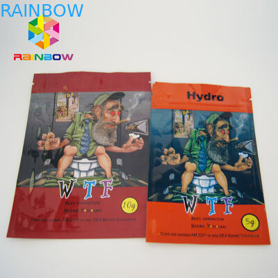 Sweet Leaf Canabis Chemical Powder Małe worki termoizolacyjne z zamkiem i wycięciem na łzy