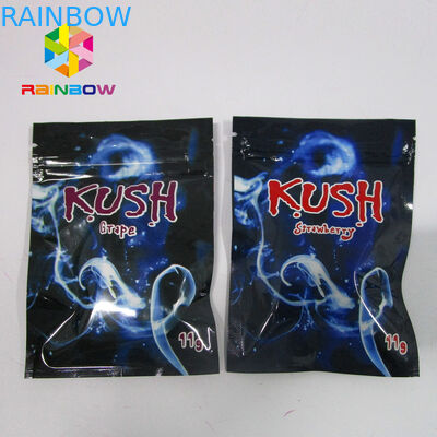 Opakowanie z ziołami kadzideł wielokrotnego zamykania, torby z mulczami ziplock z jednej strony Wyczyść