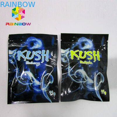 Opakowanie z ziołami kadzideł wielokrotnego zamykania, torby z mulczami ziplock z jednej strony Wyczyść