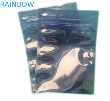 Srebrny zamek błyskawiczny Big Anti Static Bag Transparent / Half Transparent Nylon