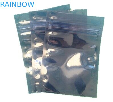 Srebrny zamek błyskawiczny Big Anti Static Bag Transparent / Half Transparent Nylon